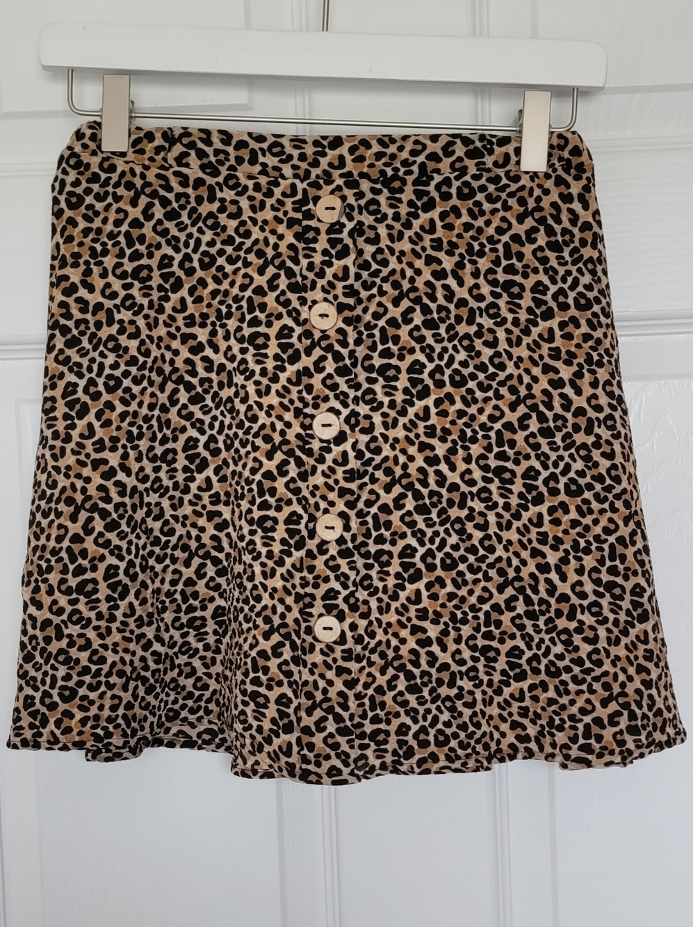 Collectors Find: Good Luck Gem Juniors Leopard Mini Skirt Size Small